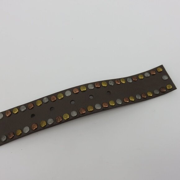 Mossimo Supply Co Women 2XL Multicolor Stud Genuine Leather Belt NEW 2009 NWT - Picture 6 of 11